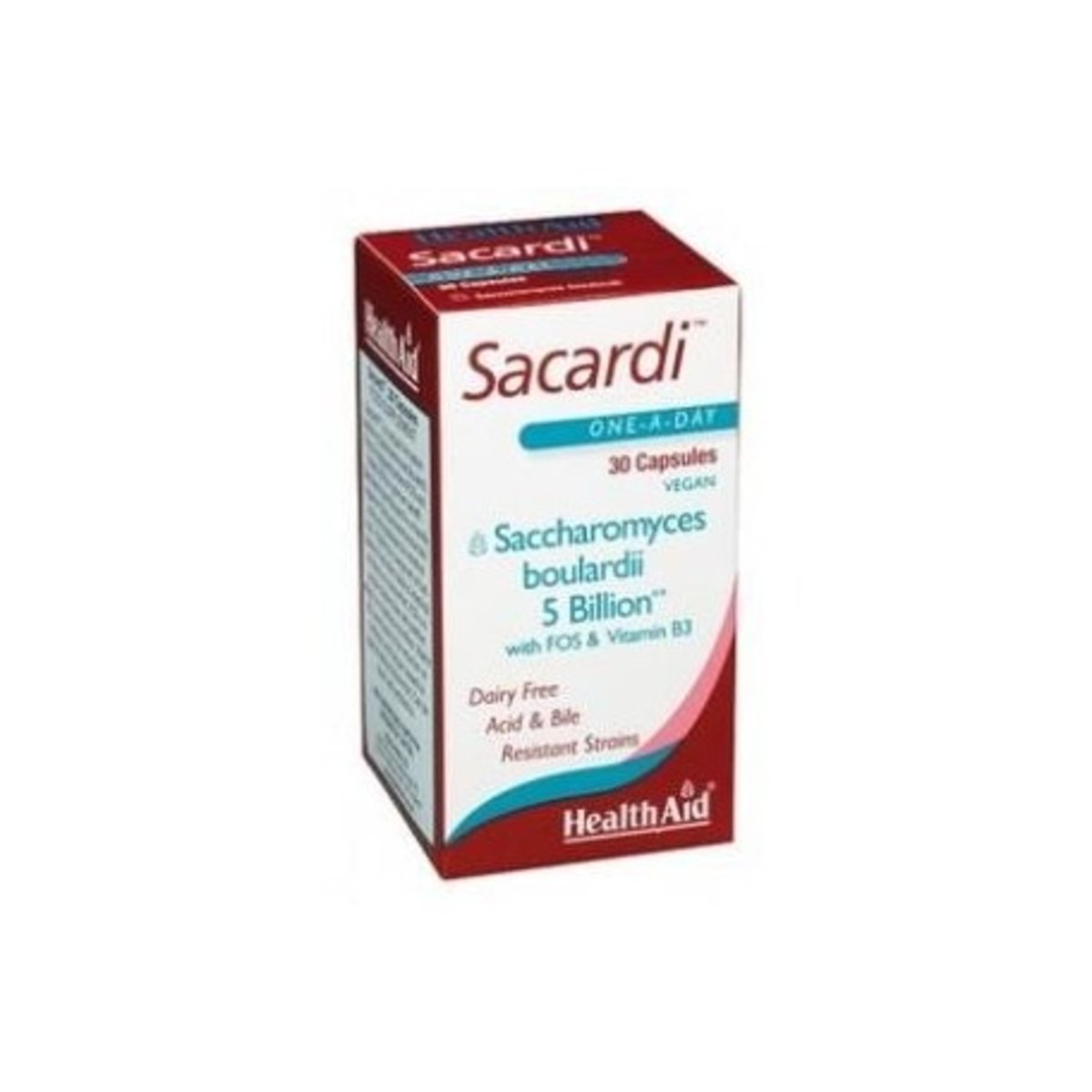 Sacardi (Sacchormyces Boulardii) 30 Cápsulas Health Aid