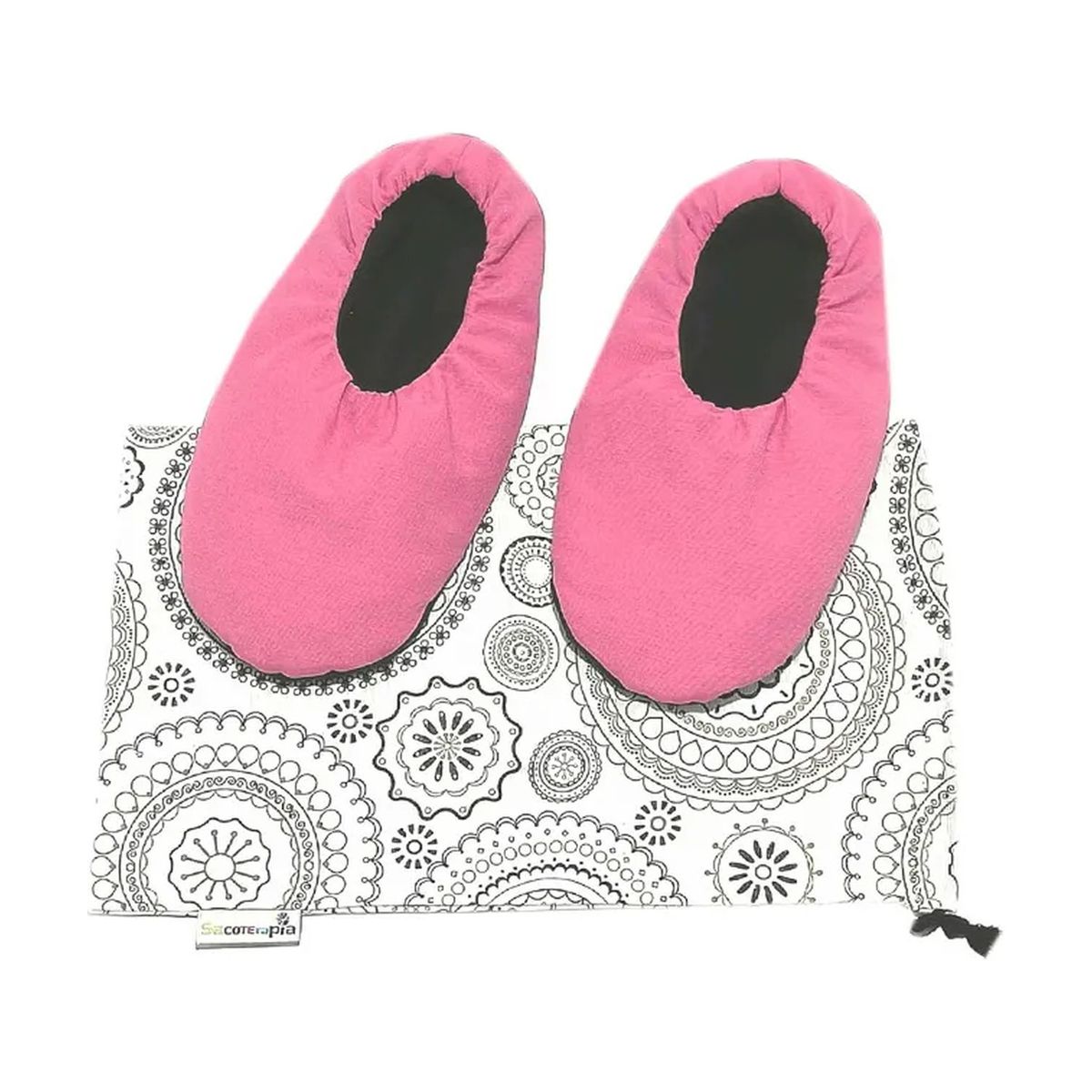 Saco zapatillas nº 36/38 rosa/mandala – Sacoterapia