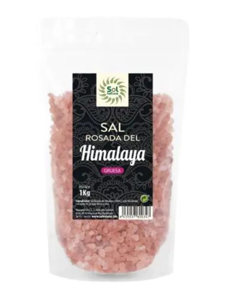 Sel Grossier Rose de l'Himalaya 1 Kg Solnatural