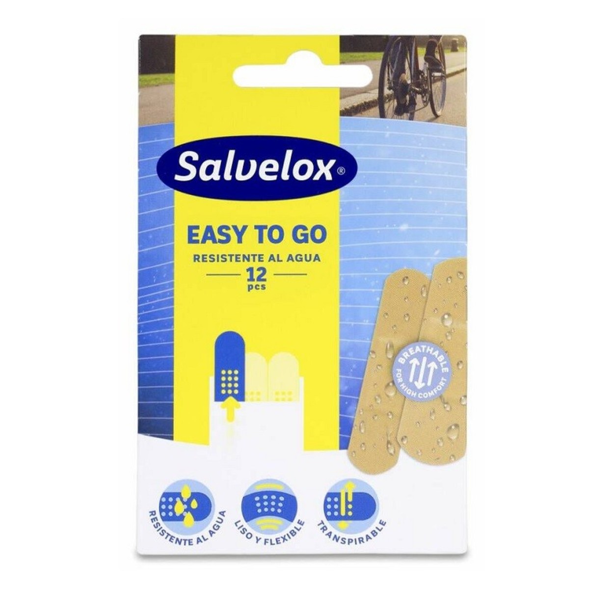 Salvelox Easy To Go Curativo Adesivo Resistente 12 Unidades