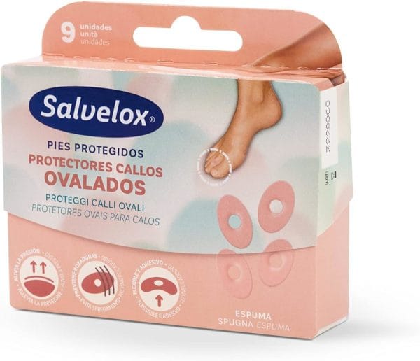 Salvelox Pflaster Schutz Hornhaut Oval 9 U