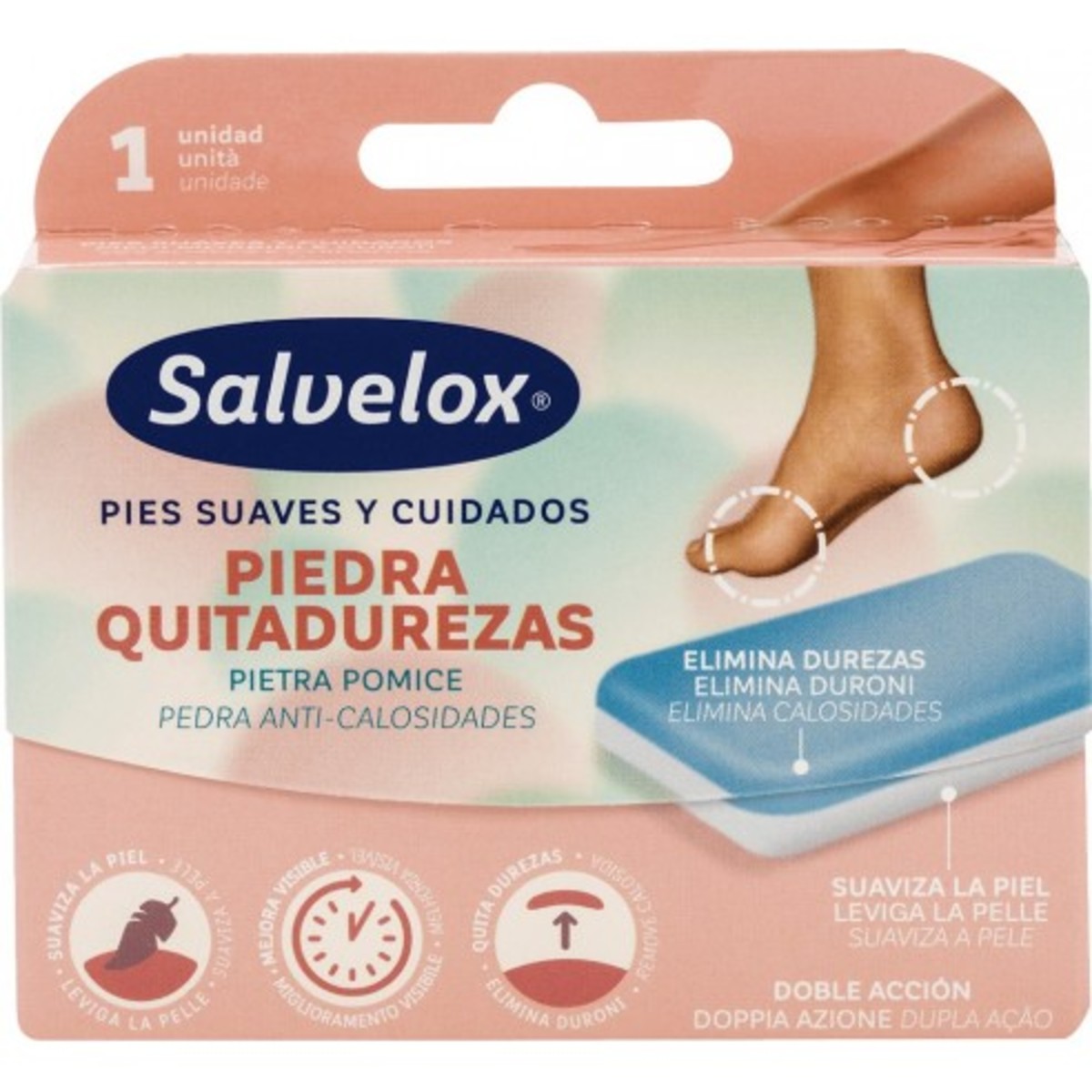 Salvelox Piedra Quitadurezas Doble Acción