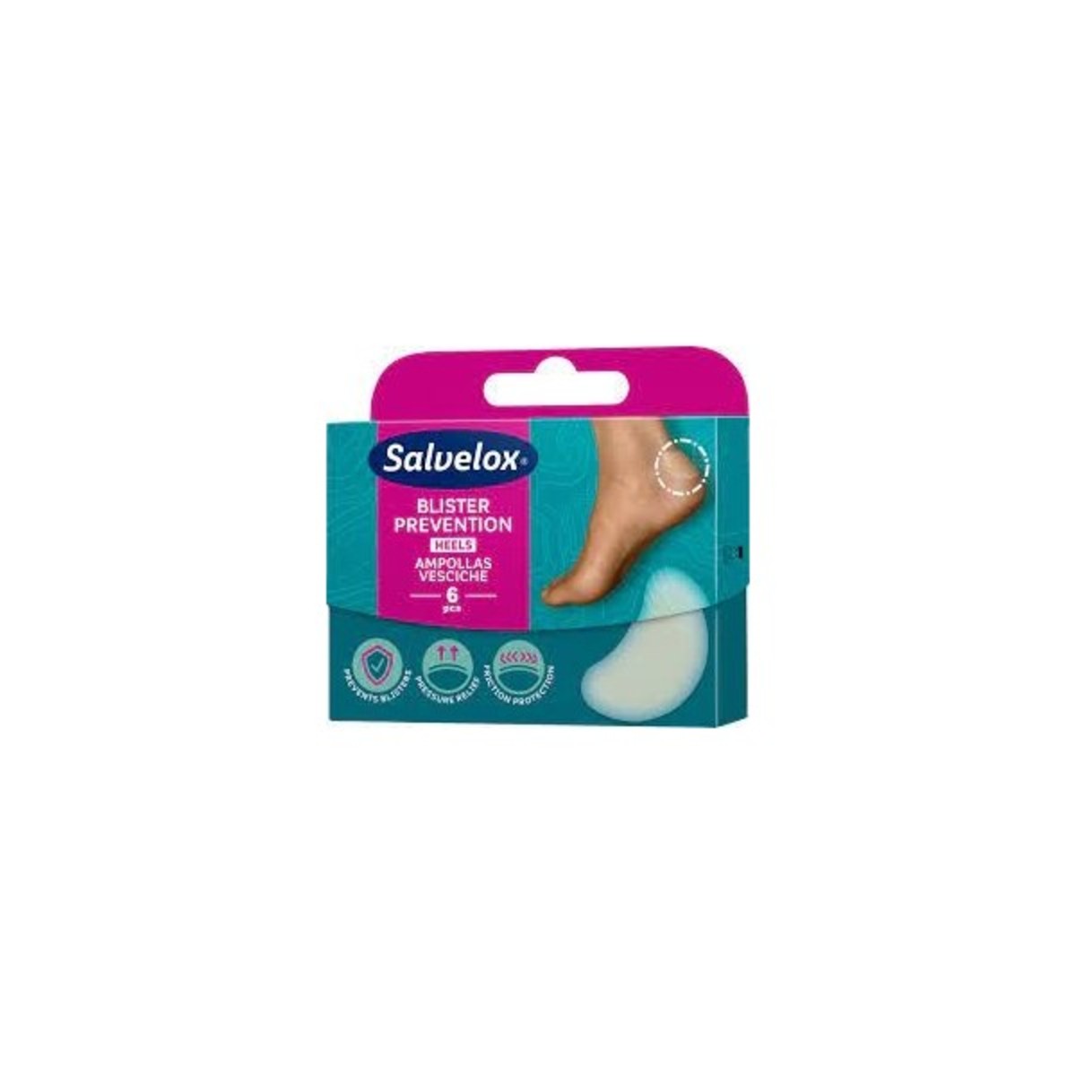 Salvelox Schutzauflagen Hydrocolloid 21 X 64 mm 6 Stück