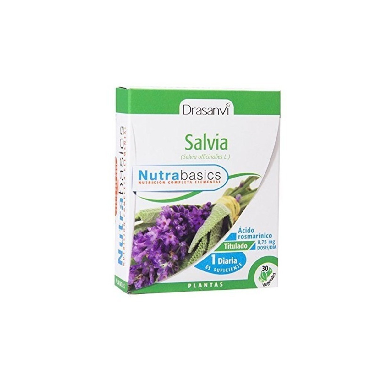 Salvia 30 Cápsulas Drasanvi Nutrabasics