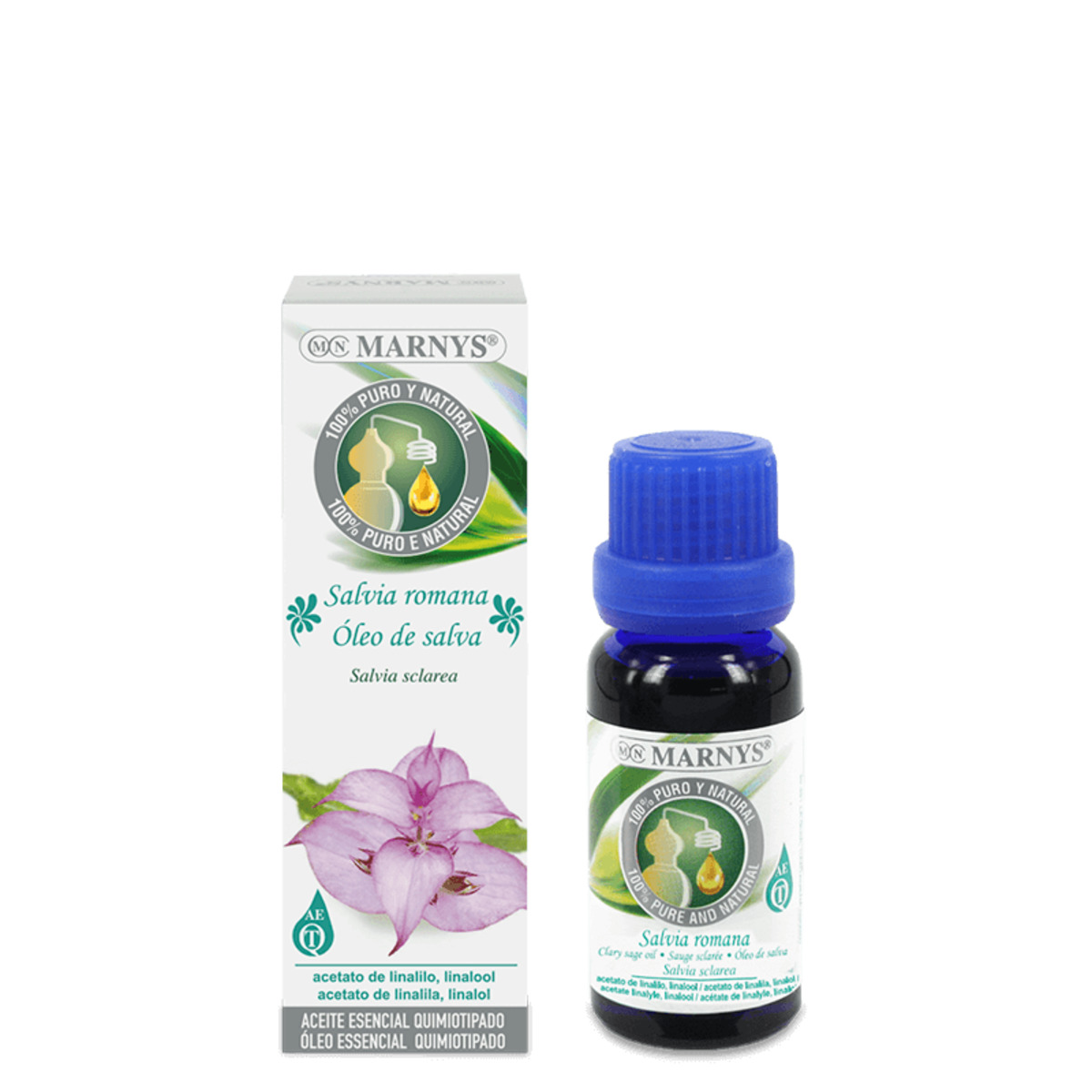 Salvia Romana Aceite Esencial Alimentario Marnys – 15ml