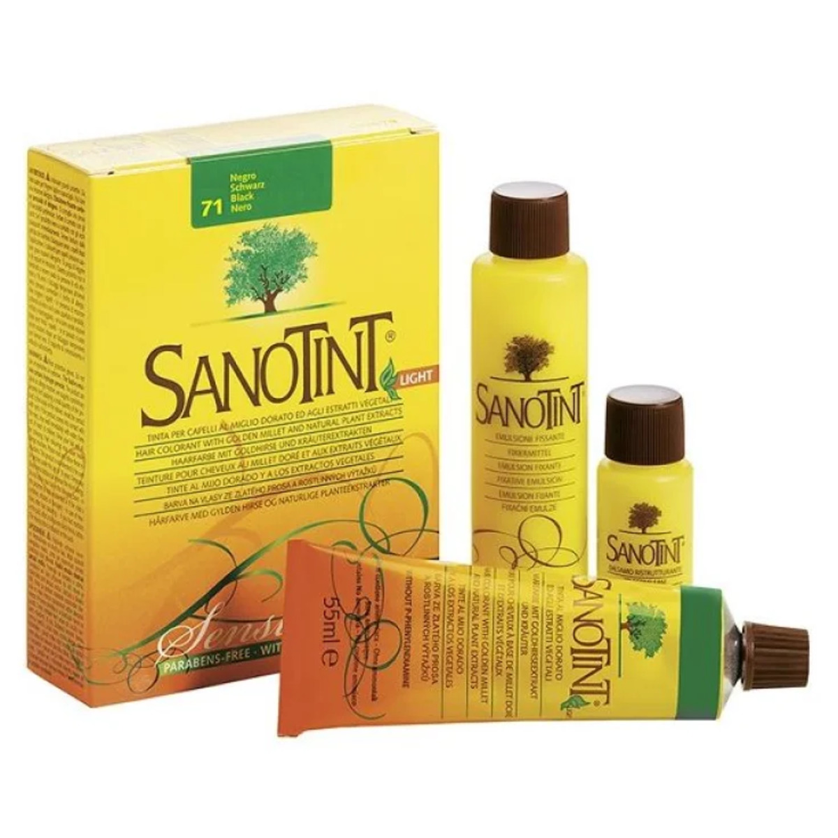 Sanotint Sensitive Tinte tono nº 71 negro