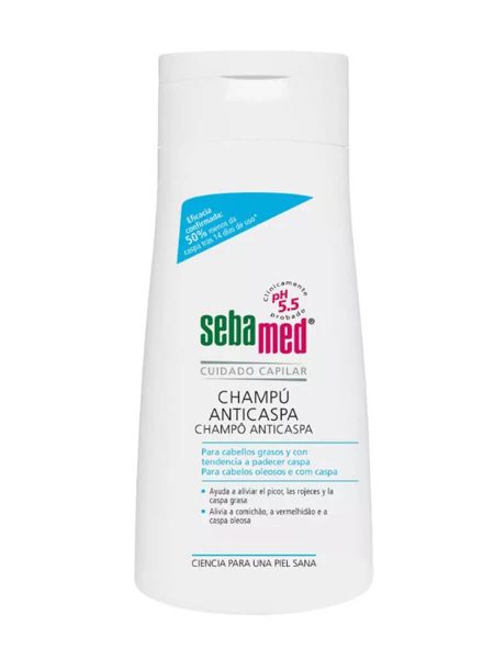 Sebamed champú anticaspa grasa 400 ml