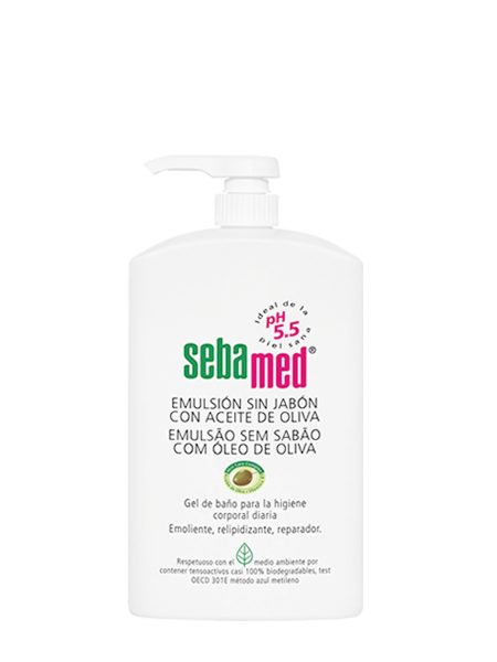 Sebamed Emulsione Senza Sapone Con Olio D'oliva 1 Litro