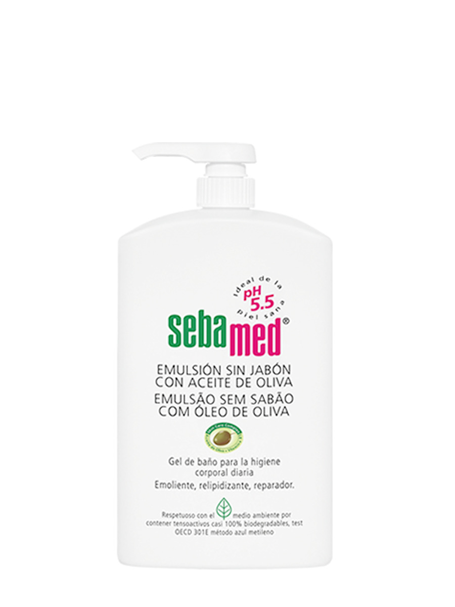 Sebamed Emulsión Sin Jabón Con Aceite De Oliva 1 Litro
