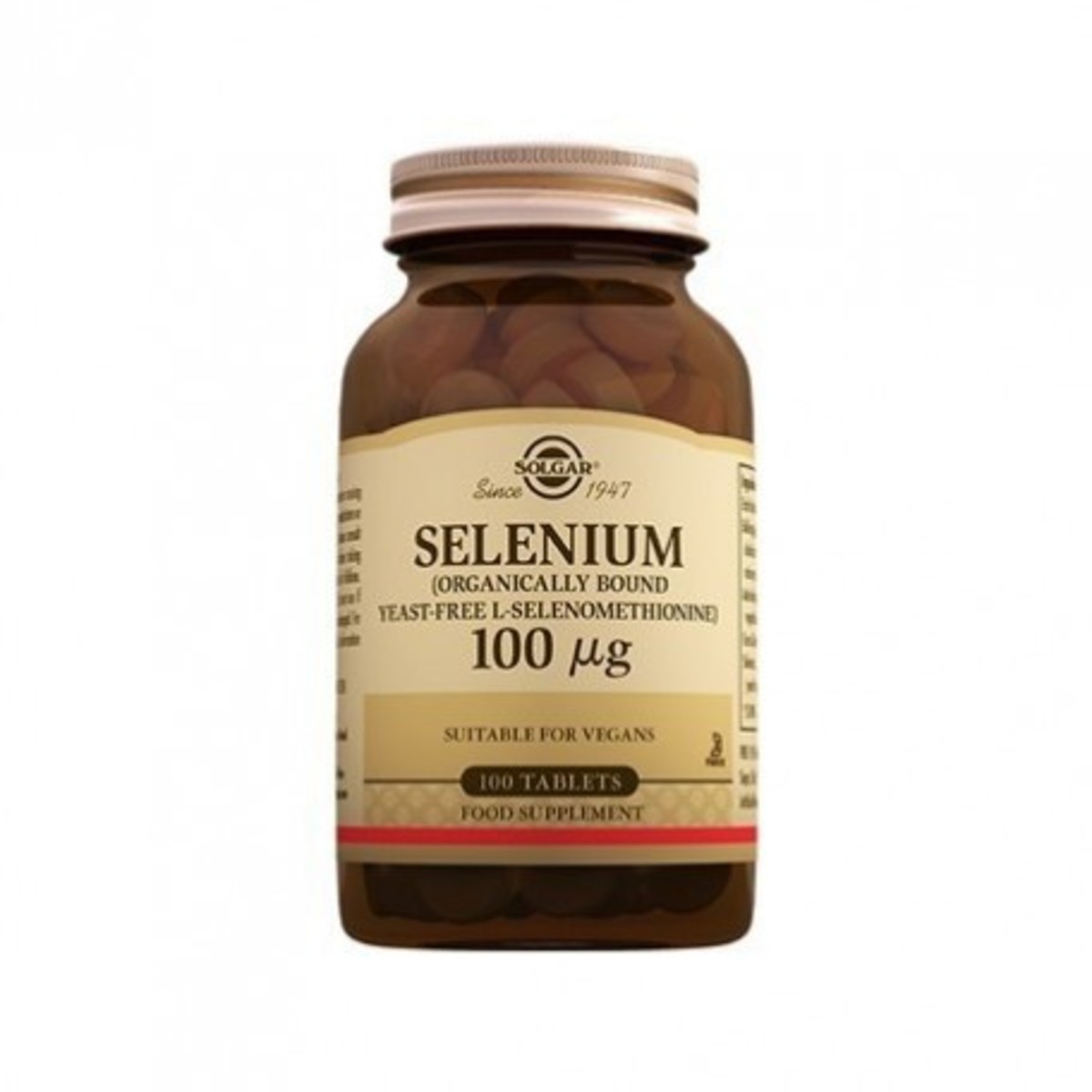 Selenio 100 mg 100 Comprimidos Solgar