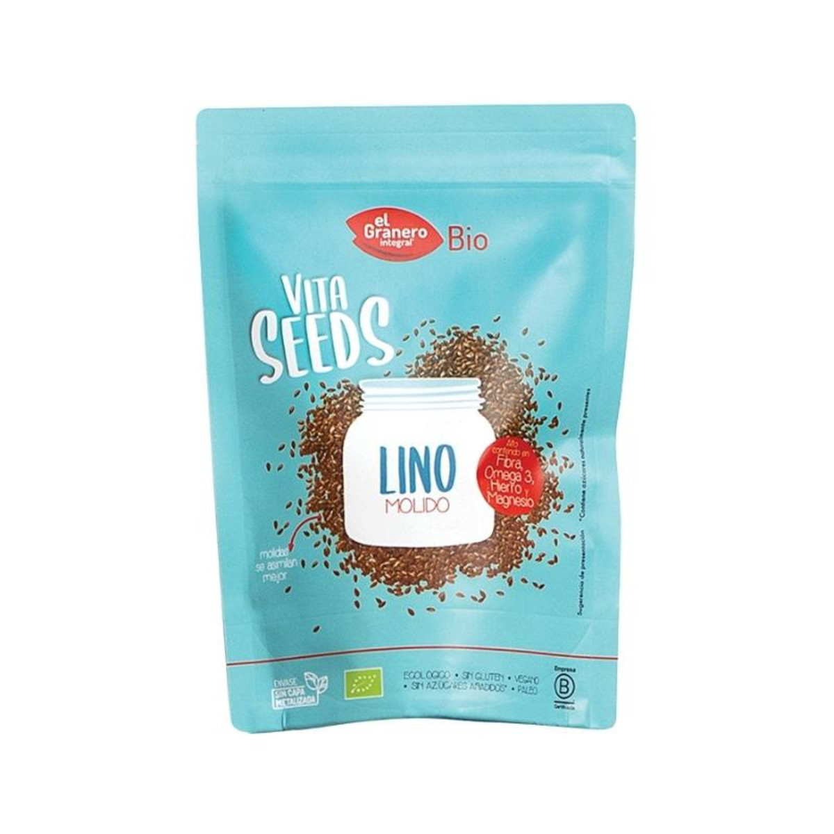 Semillas de Lino Molidas Bio El Granero – 300g