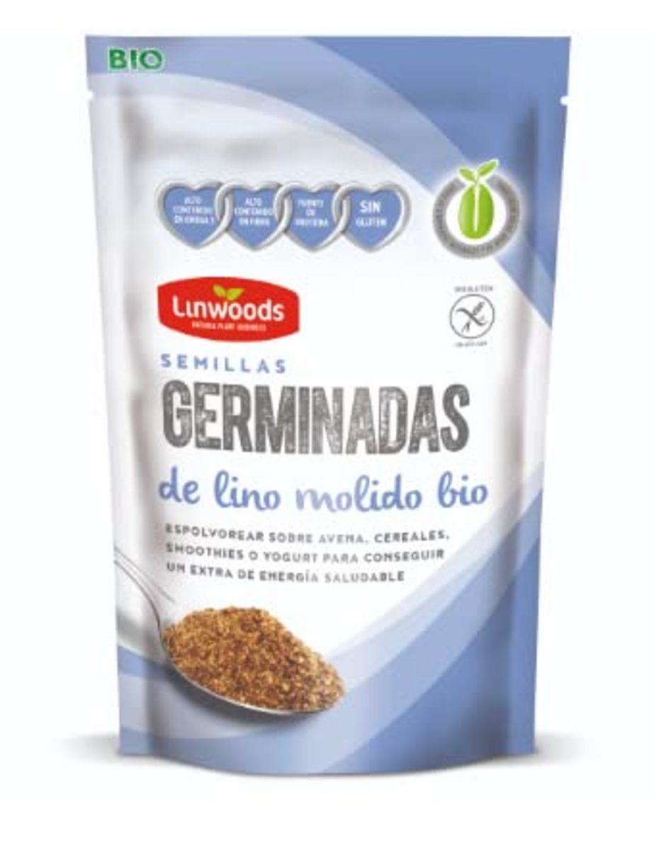 Semillas germinadas de Lino molido Bio – Linwoods – 200g