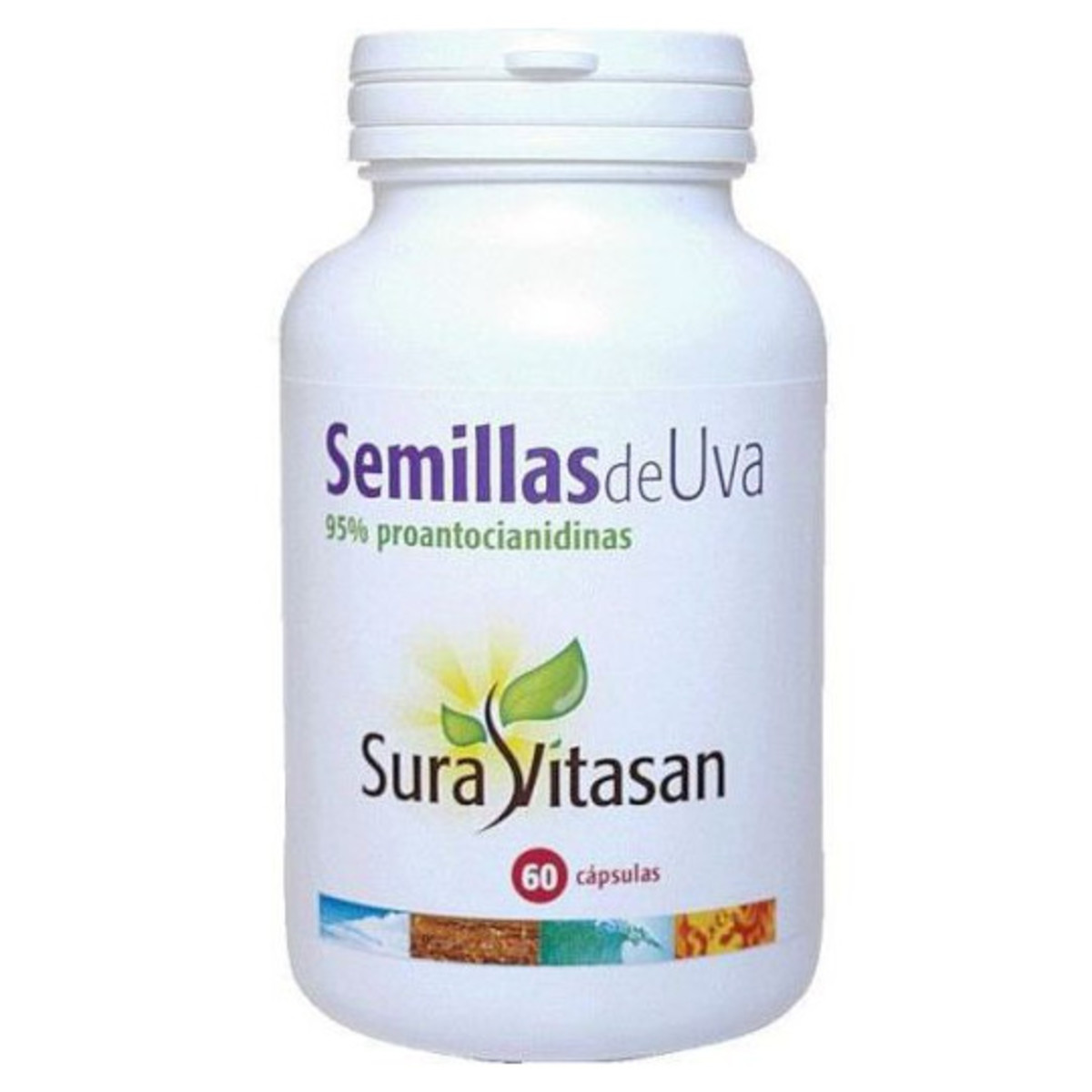 Semillas Uva 60 mg Opc 95% 60 Cápsulas Sura Vitasan