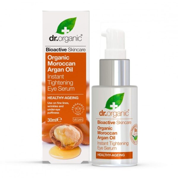 Soro Contorno olhos com argan Firmeza Instantânea Dr Organic – 15ml