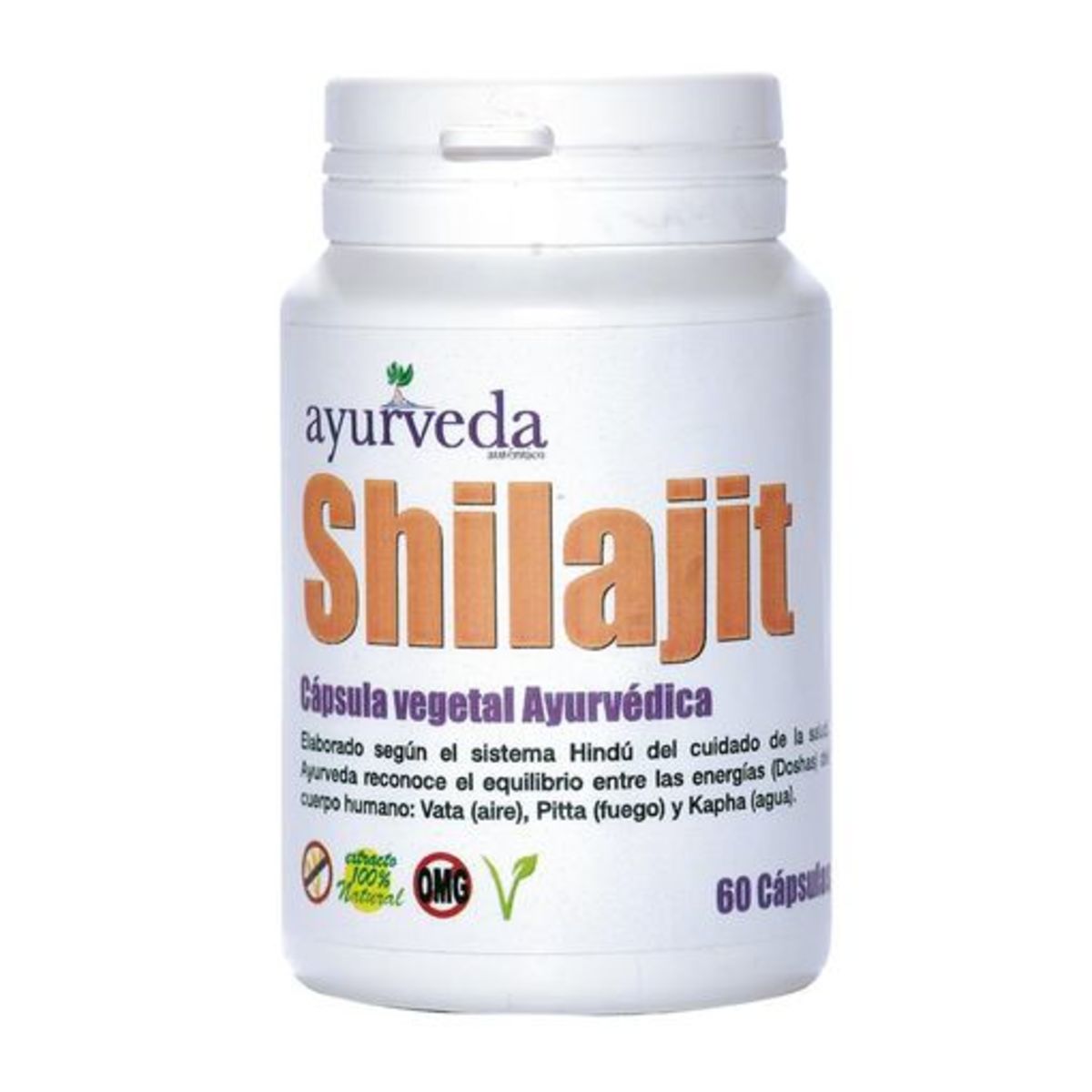 Shilajit 60  cápsulas  Ayurveda