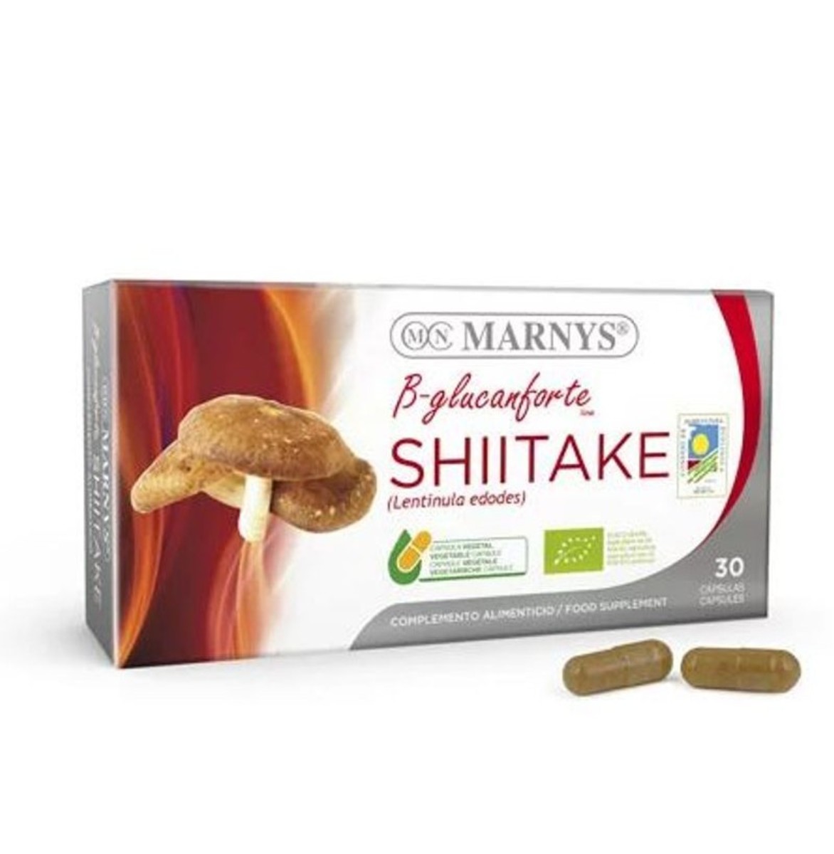 Shitake Bio 400 mg 30 Cápsulas Marnys