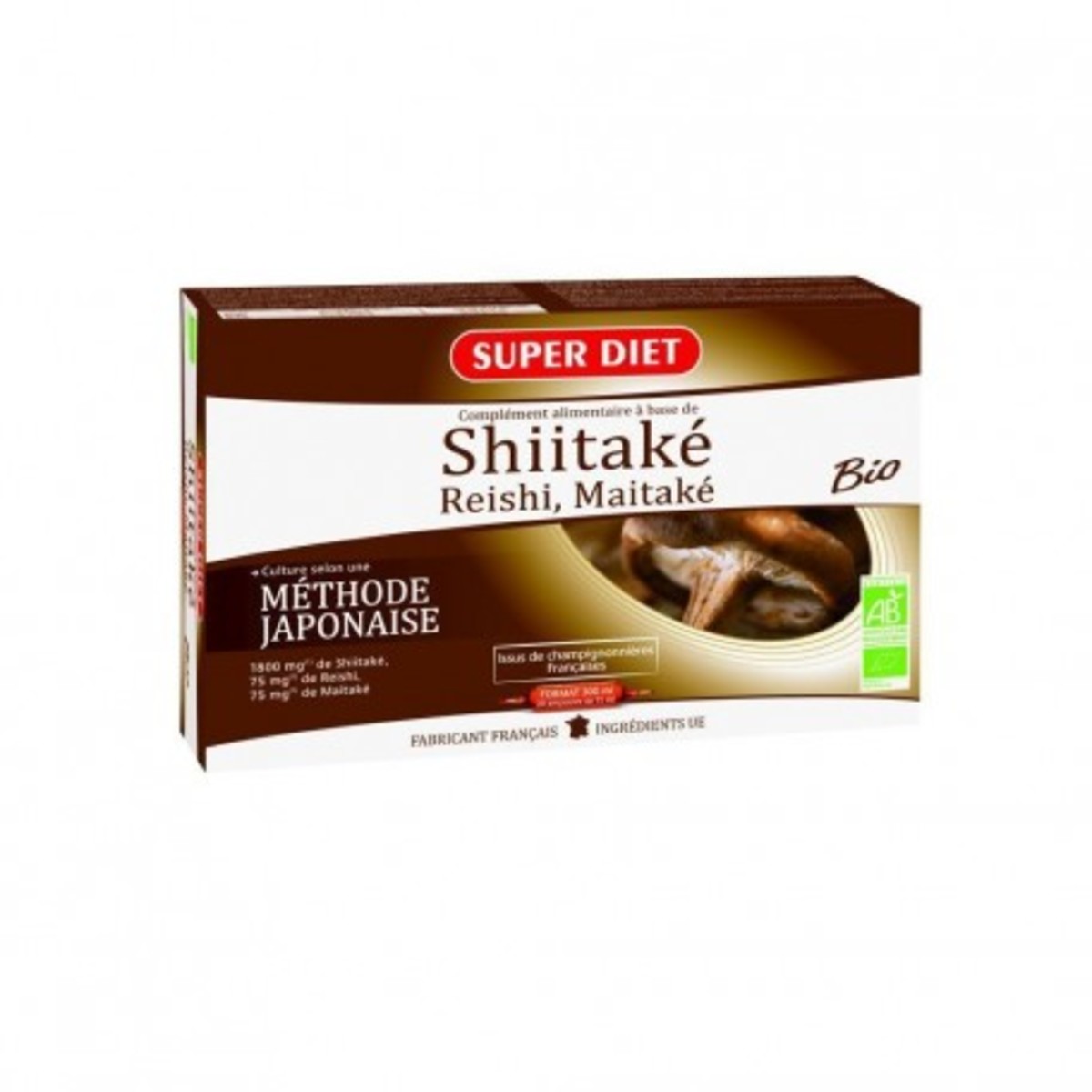 Shitake Maitake Reishi Bio 20 Ampollas Superdiet