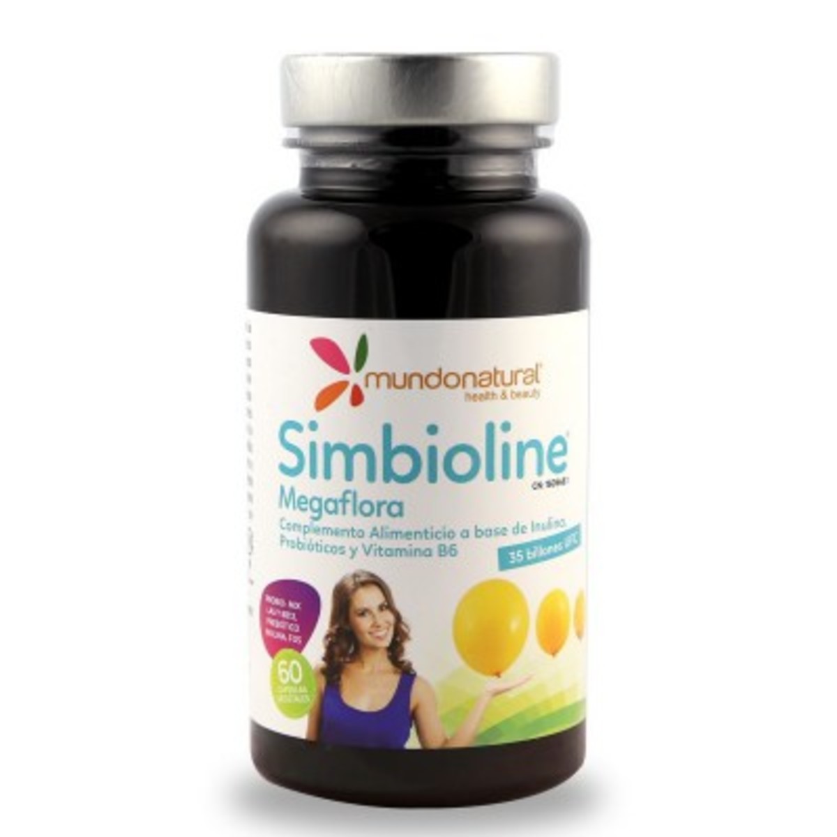 Simbioline Megaflora Vientre Plano 60 Cápsulas Mundo Natural