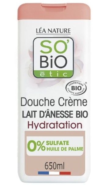 Sobio Gel de ducha hidratação suave leite de burra – 650ml