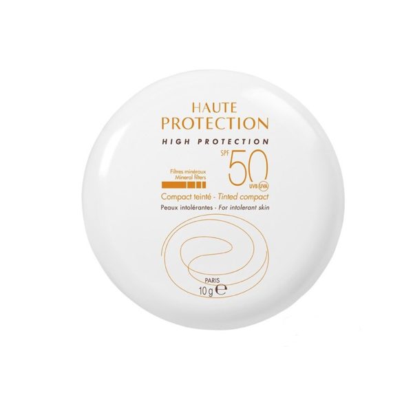 Zonnebrand Hoog Bescherming Compact Getint Spf50 Goud – Avene