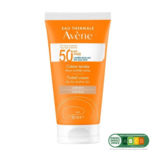 Protetor Solar Alta Proteção Creme Cor SPF50+ Avene – 50ml