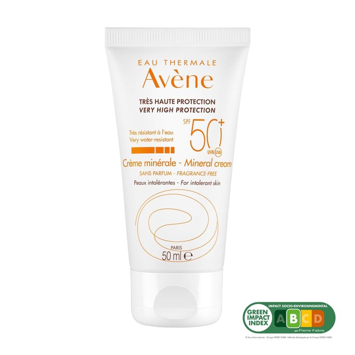 Solaire Haute Protection Crema Mineral Spf50+ Avene – 50ml