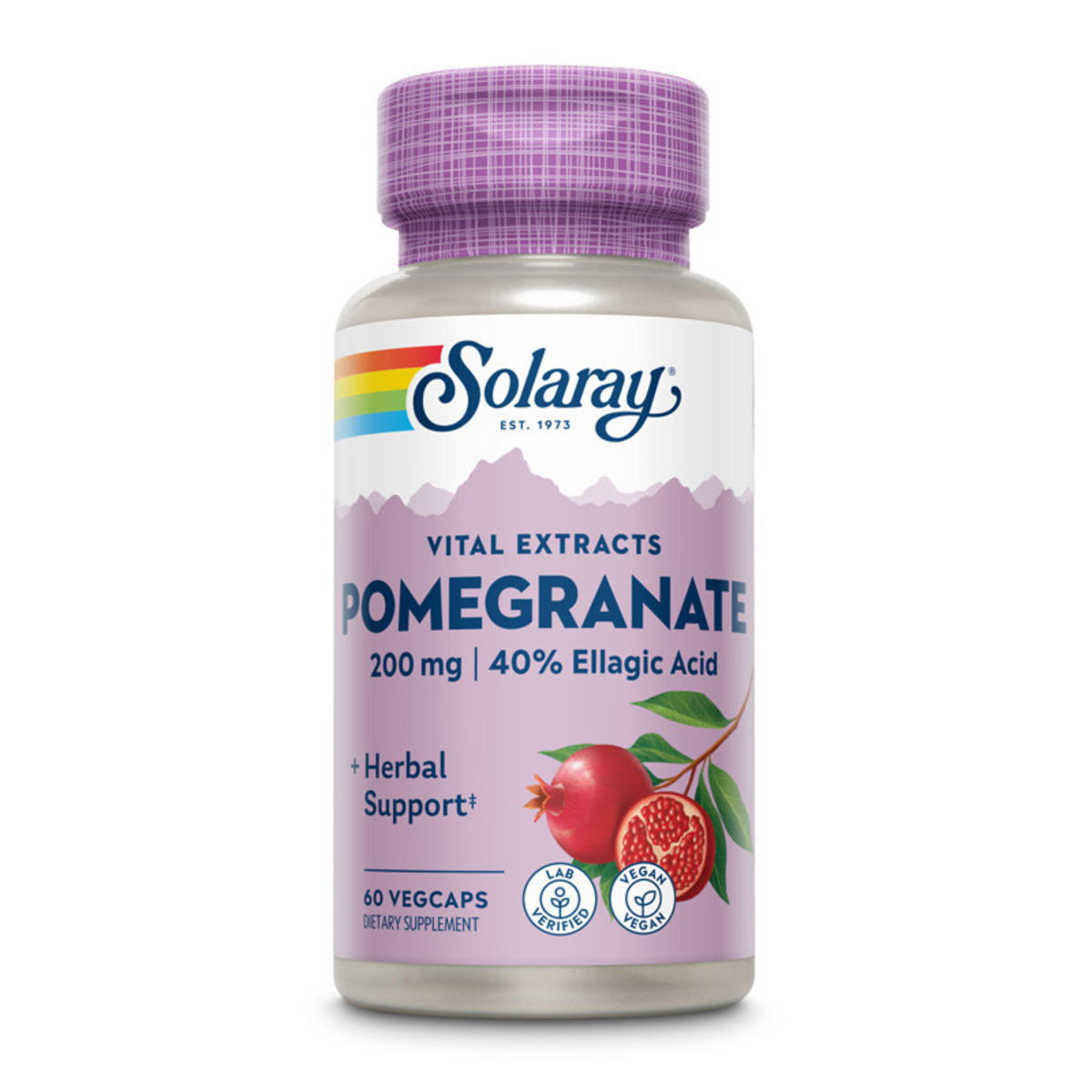Solaray 200 mg 60 cápsulas Pomegranate