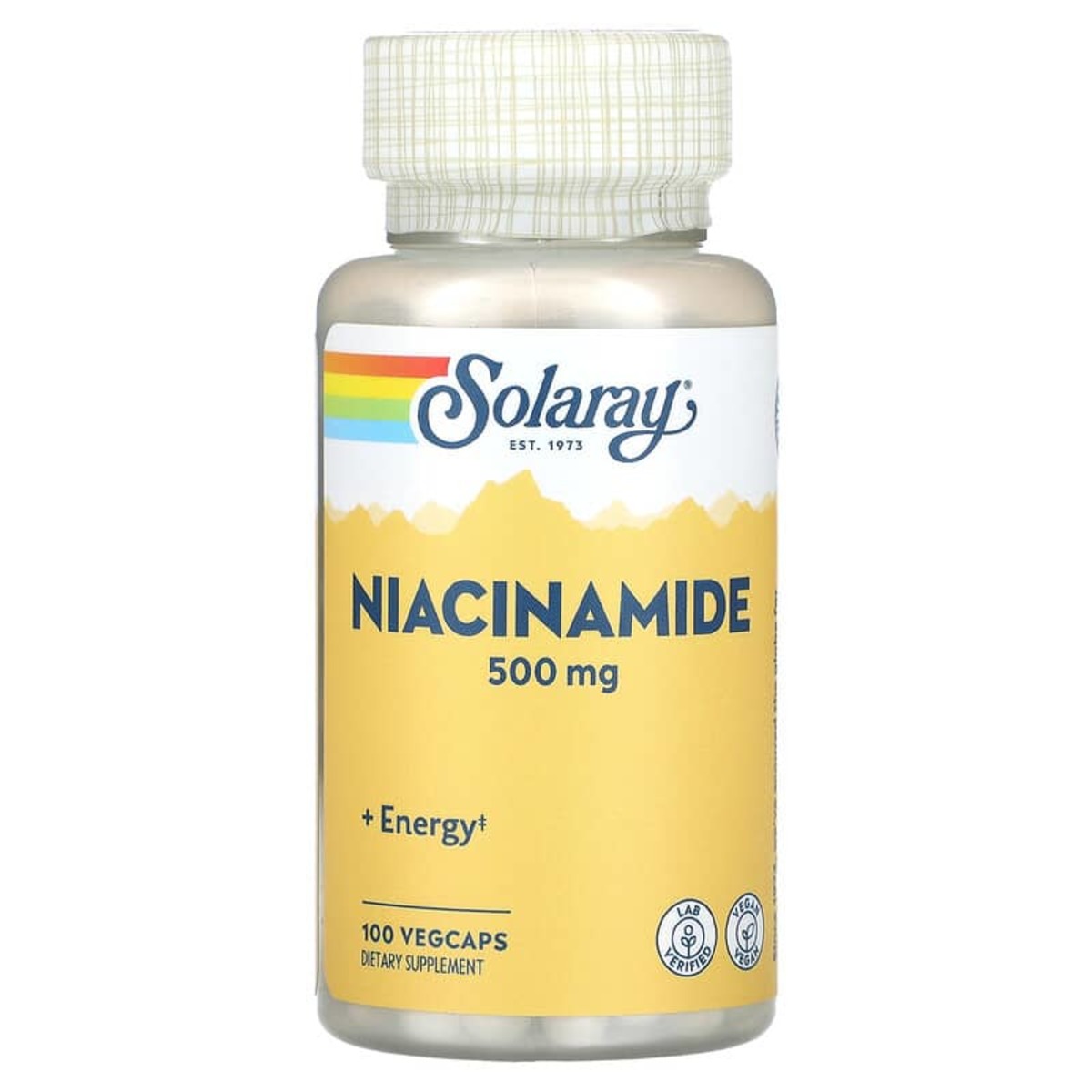 Solaray Niacinamida 500 mg 100 cápsulas