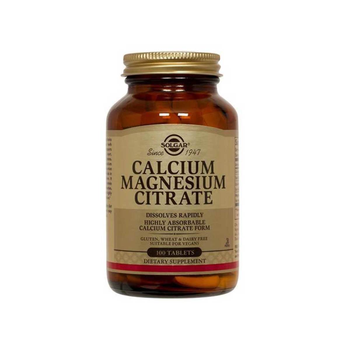 Solgar Calcio Magnesio Citrato 50 Comprimidos
