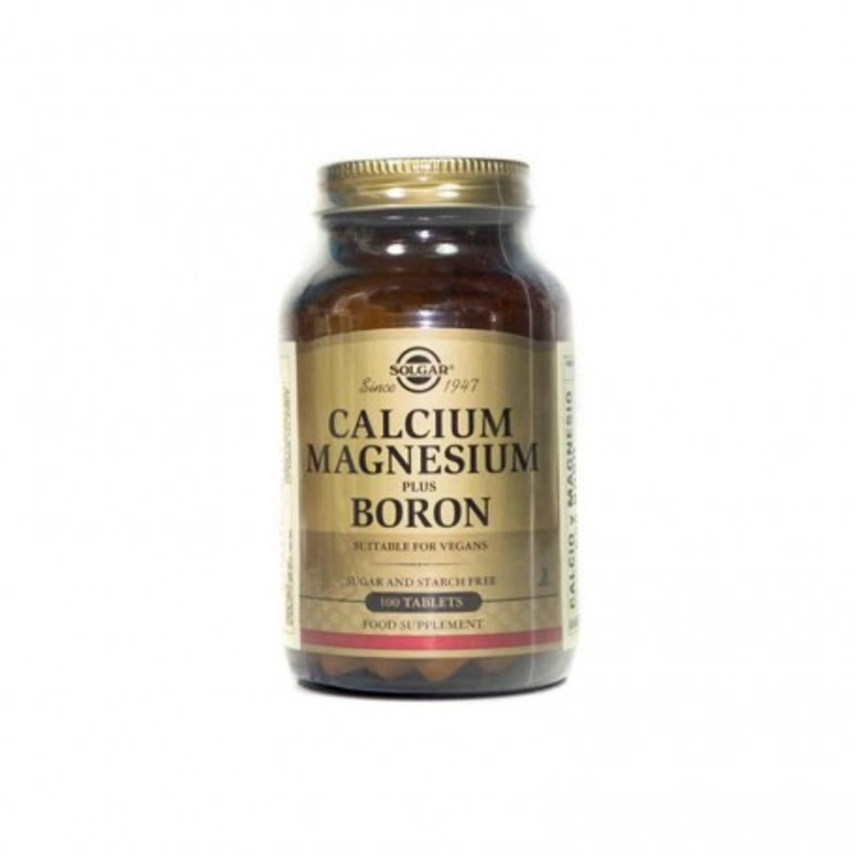 Solgar Calcio y Magnesio con Boro 100 Comprimidos