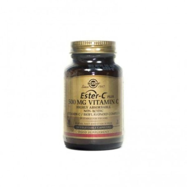 Solgar Ester-C Plus Vitamin C 500 mg 50 pflanzliche Kapseln