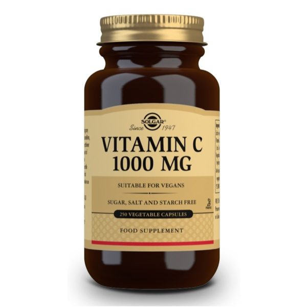 Vitamine C 1000 mg Plantaardige Capsules 250 eenheden – Solgar