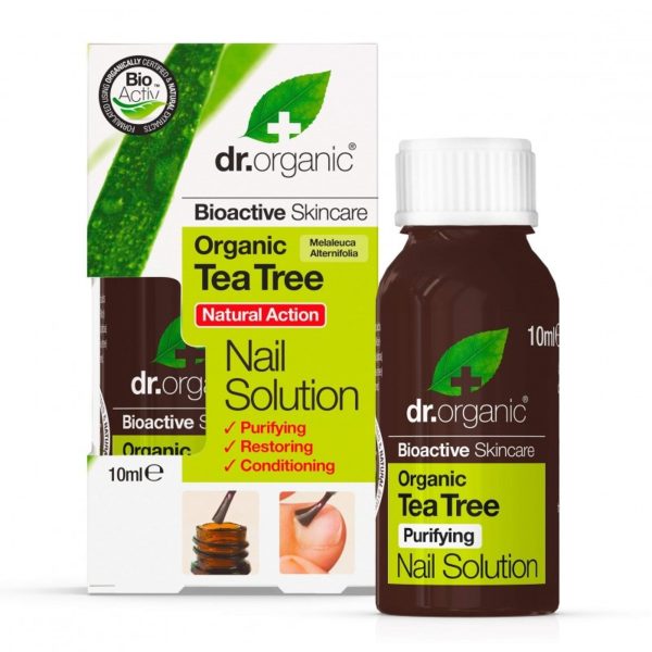 Soluzione Albero di Tè per unghie di Dr. Organic – 10ml
