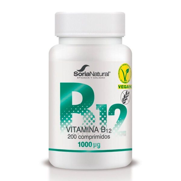 Soria Natural Vitamin B12 200 Tabletten à 250 mg verzögerte Freisetzung