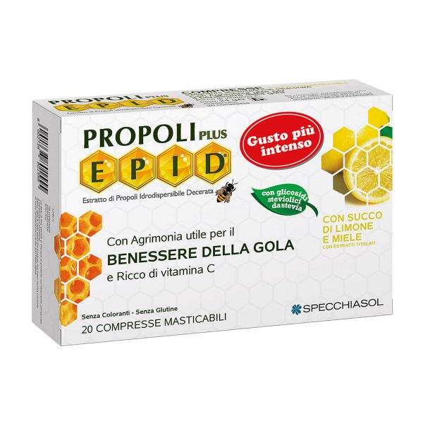 Specchiasol Epid-Miel Limão 20 comprimidos