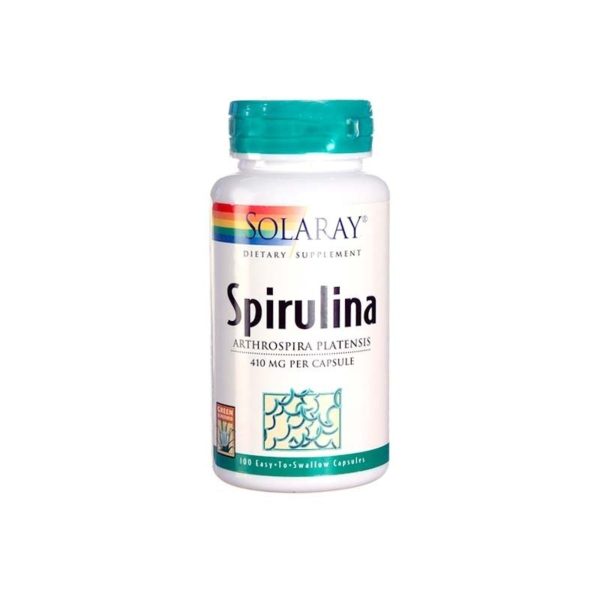 Spirulina 410 mg 100 Kapseln Solaray