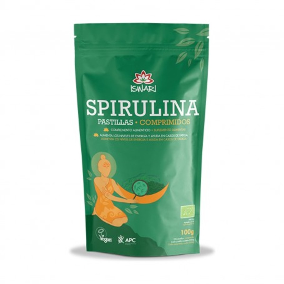 Spirulina Bio 200 Tabletas Esiswari – 100g