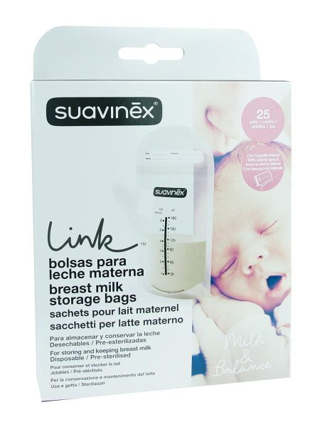 Suavinex Stockage Lait Maternel 25 Unités