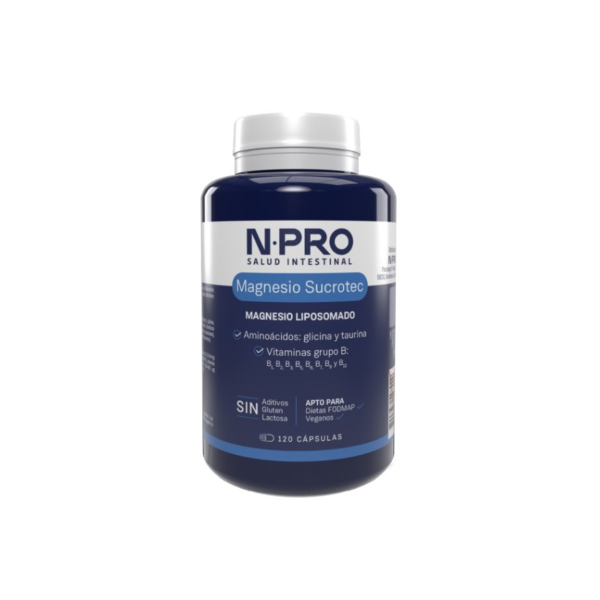 Sucrotec Magnesio 120 cápsulas