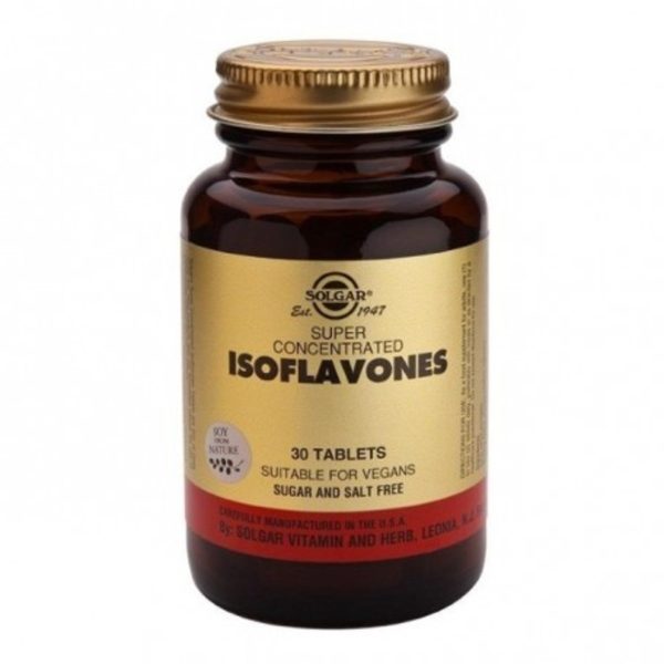 Super Isoflavones De Soja 60 Comprimés Solgar (NO TRANSGÉNIQUE)