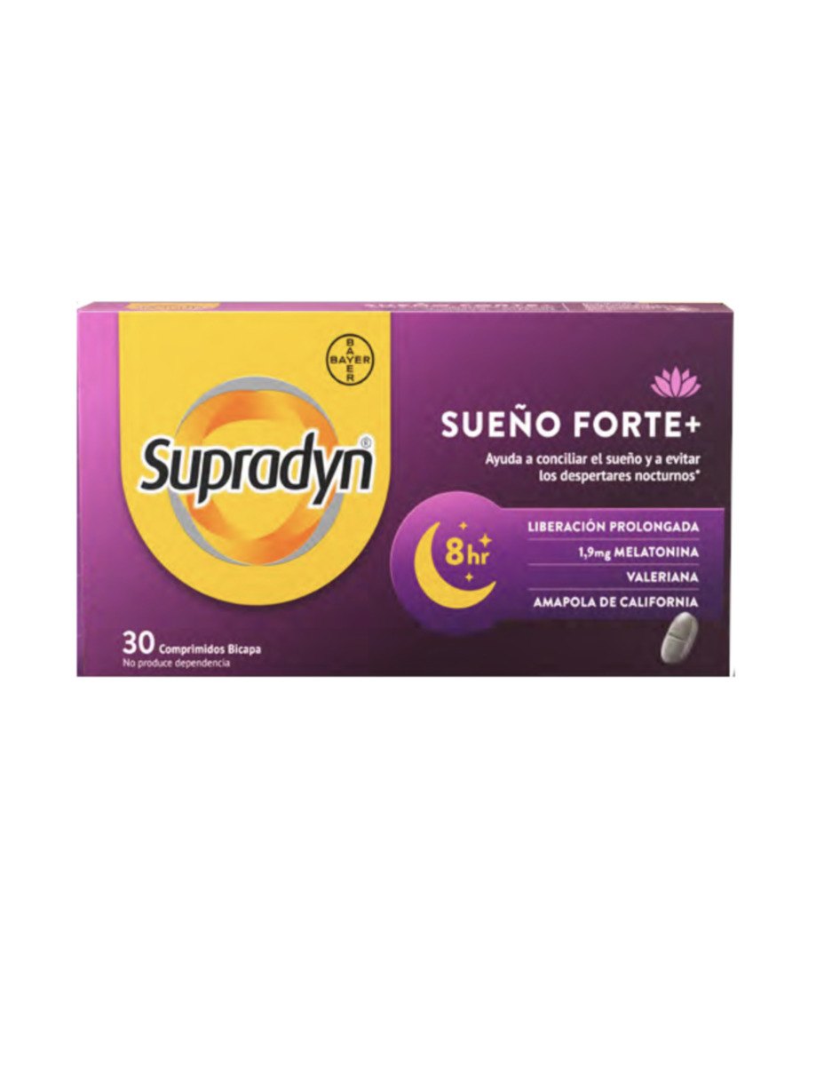 SUPRADYN SUEÑO FUERTE+ 30 COMPRIMIDOS BICAPA