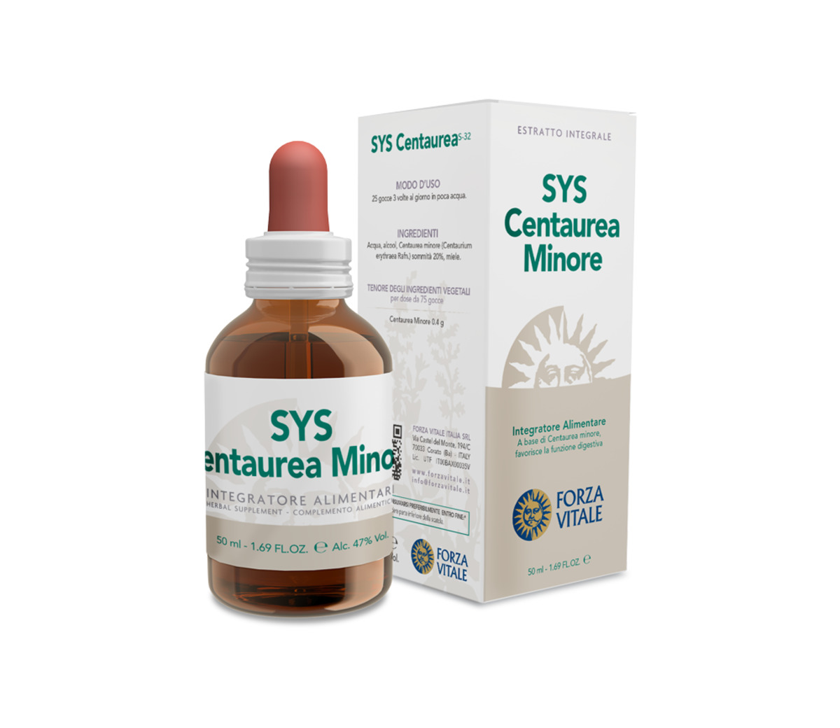 Sys Centaurea Minore (Centaurea Menor) Forza Vitale – 50ml