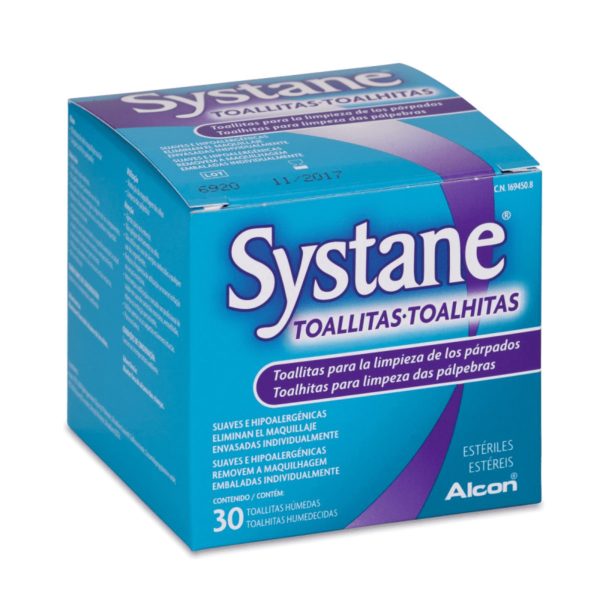 Systane Salviettine Umide Sterili Pulizia Palpebrale 30 Unità