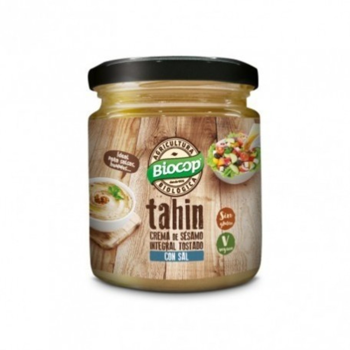 Tahin Integral Tostado con Sal Biocop – 225g