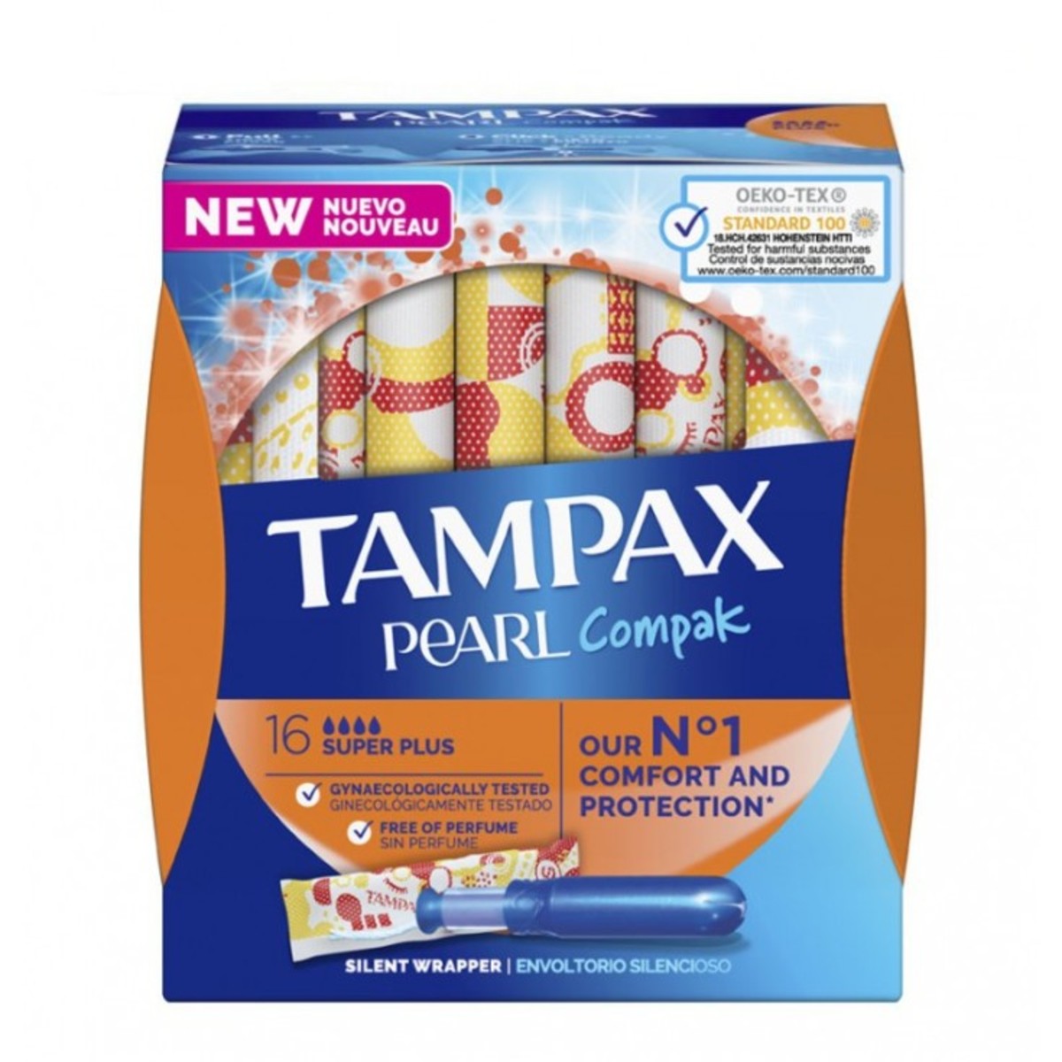 Tampax Compak Pearl Super Plus 16 Unidades