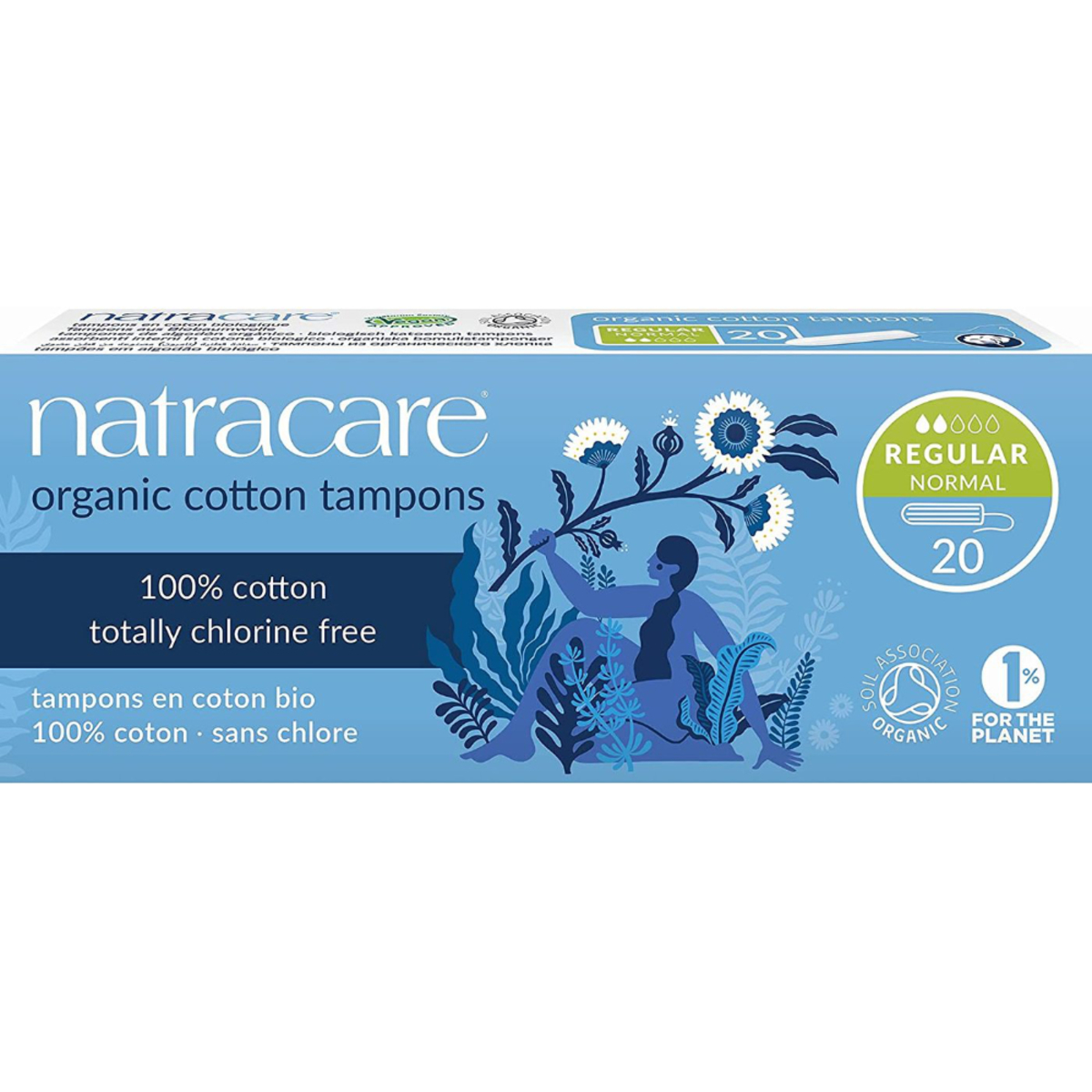 Tampon Sin Aplicador Regular  Regular Cotton Tamponatracare