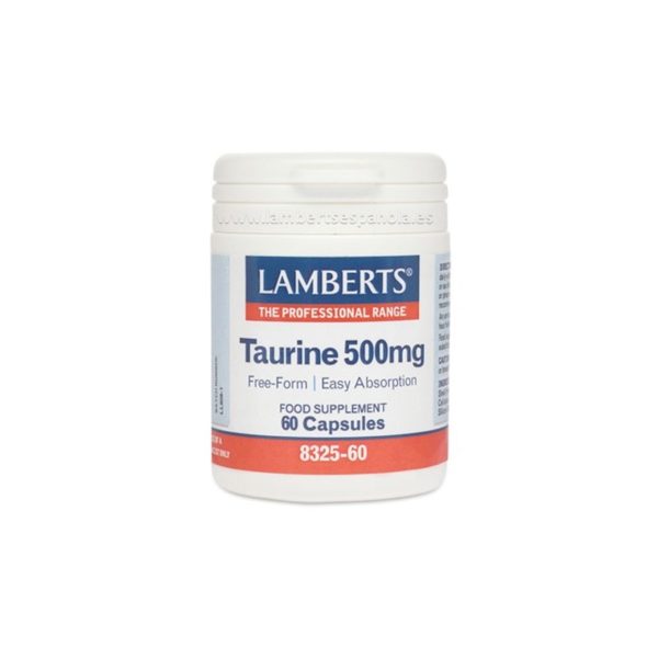 Taurina 500 mg 60 Capsule Lamberts