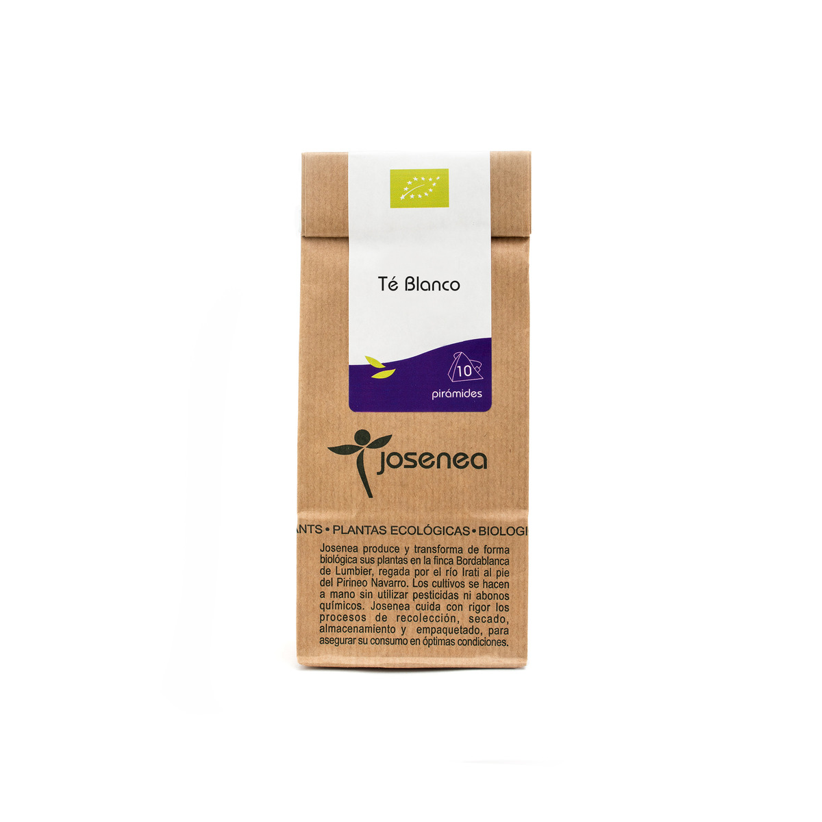 Té blanco 10 pirámides Josenea