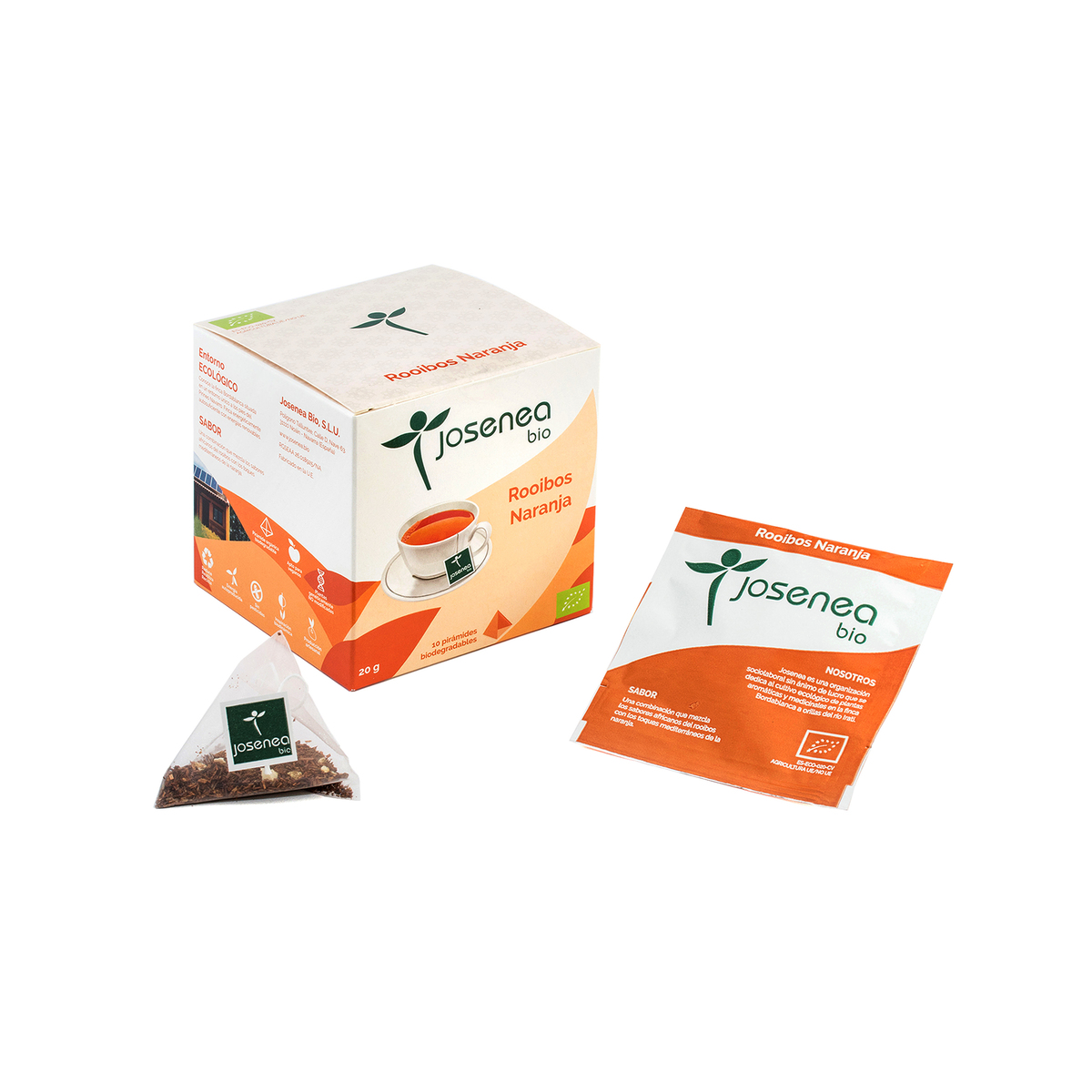 Té Rooibos con Naranja Josenea 10 Pirámides