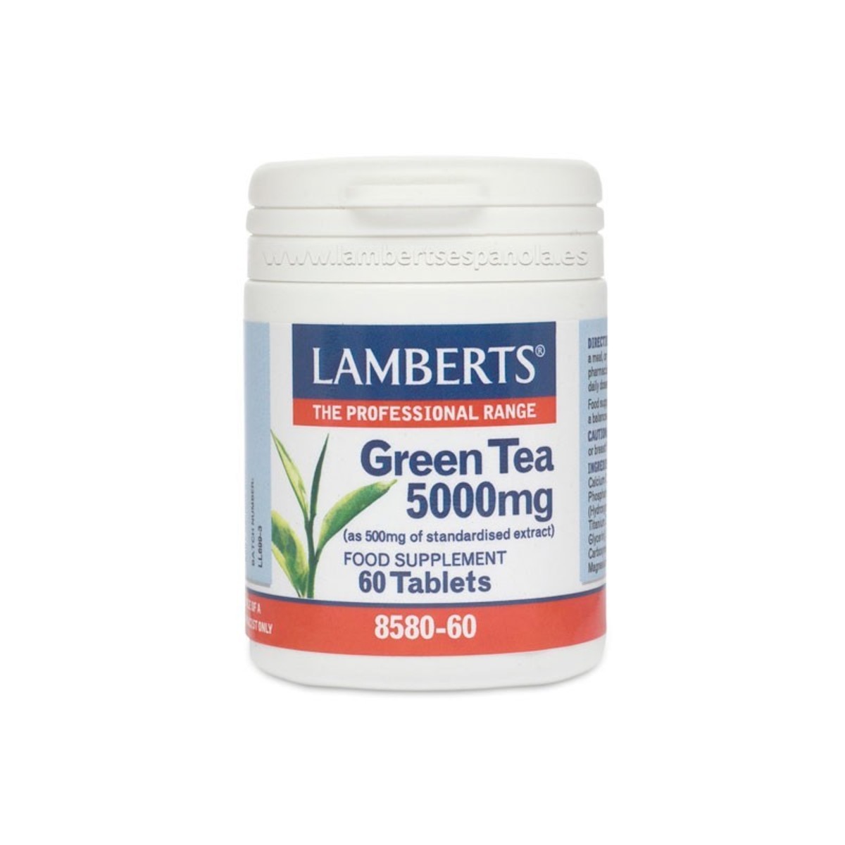 Té Verde 5000 mg 60 Comprimidos Lamberts